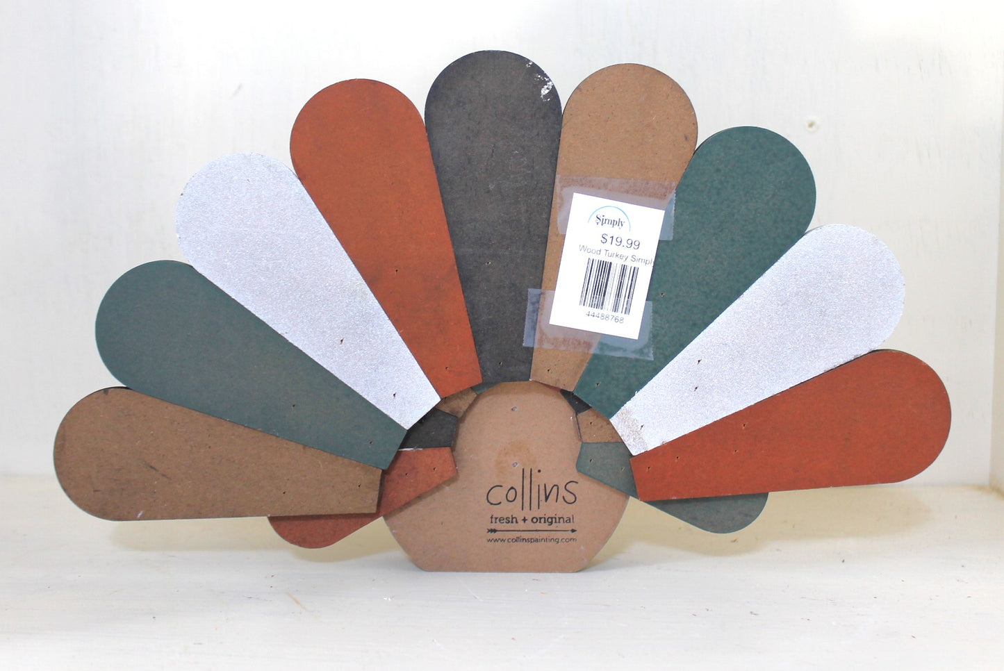 Wooden Turkey Table Decor