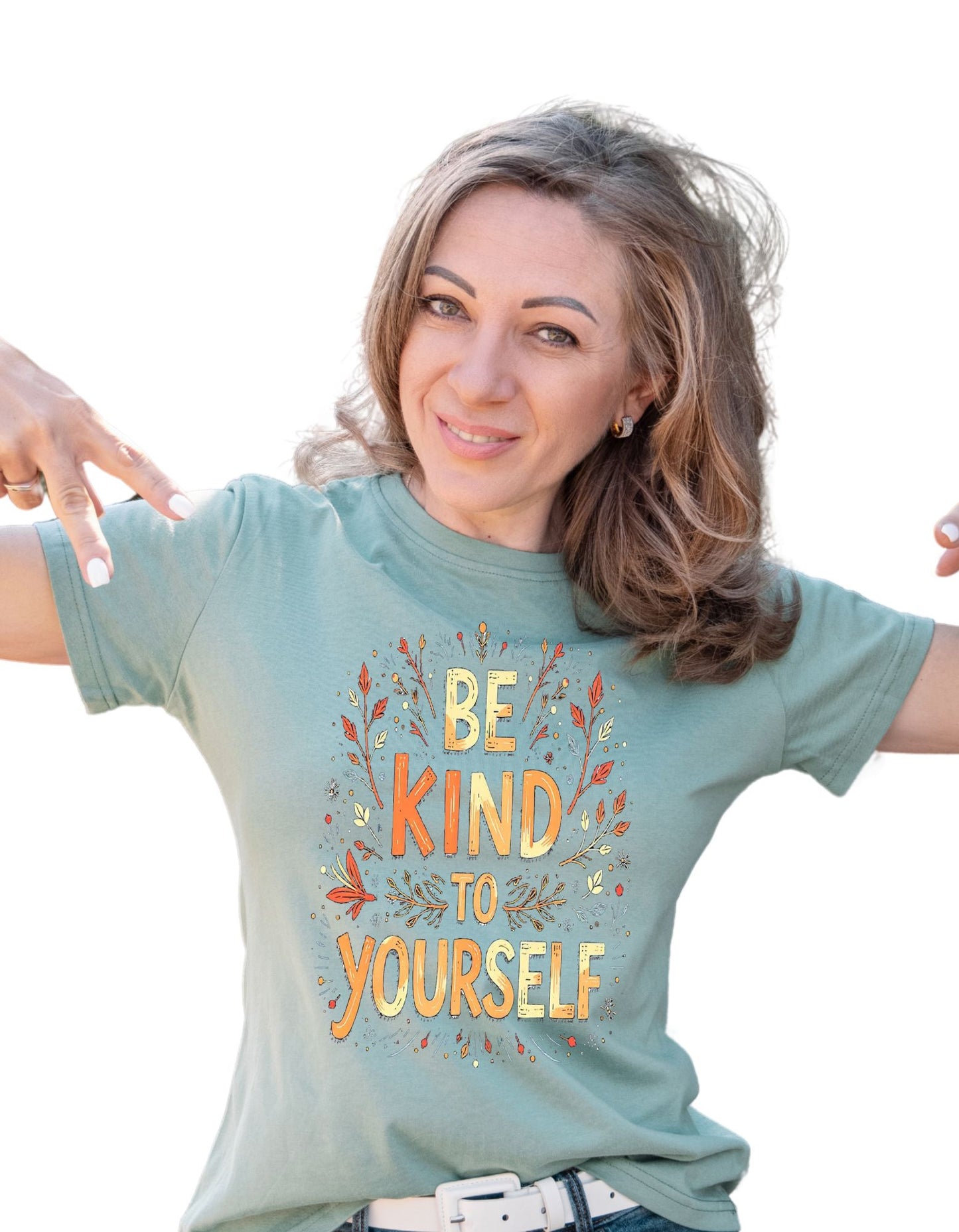 Cottagecore Women's Tee, Graphic T-shirt, Colorful Gift, Weekend Top, Fall, Autumn, Be Kind