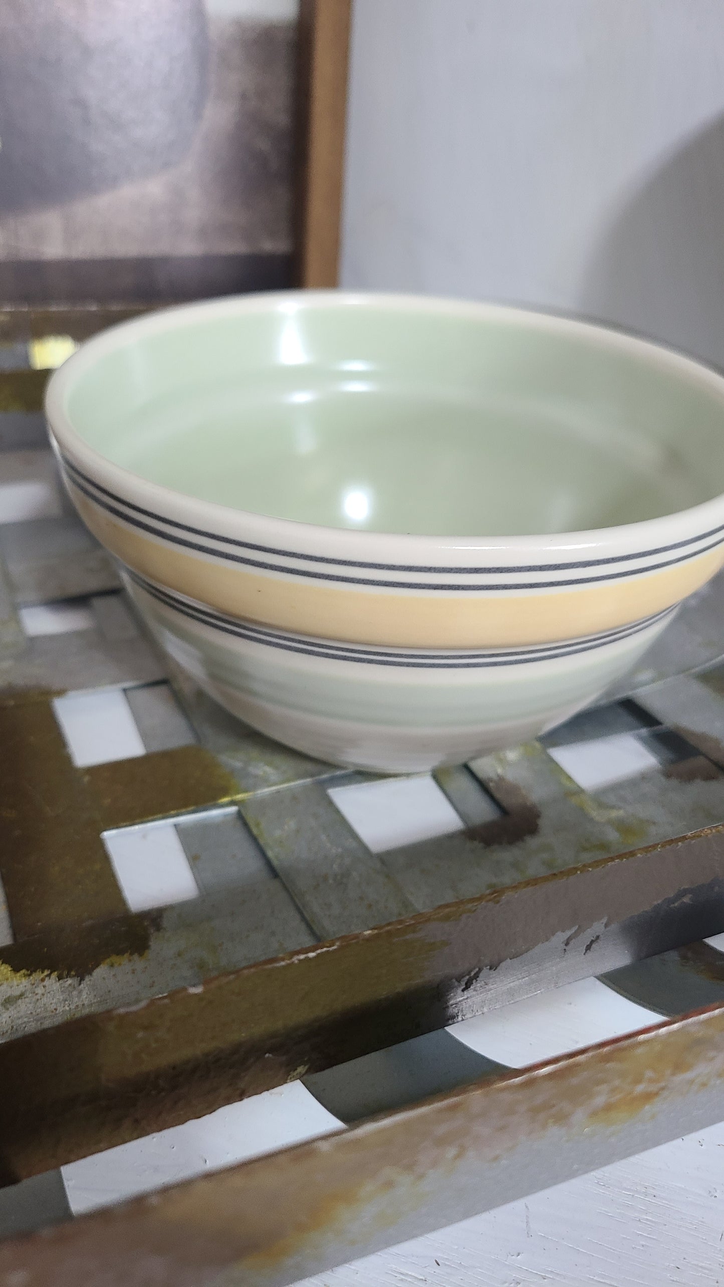 Pfaltzgraff Vintage Small Striped Farmhouse Bowl