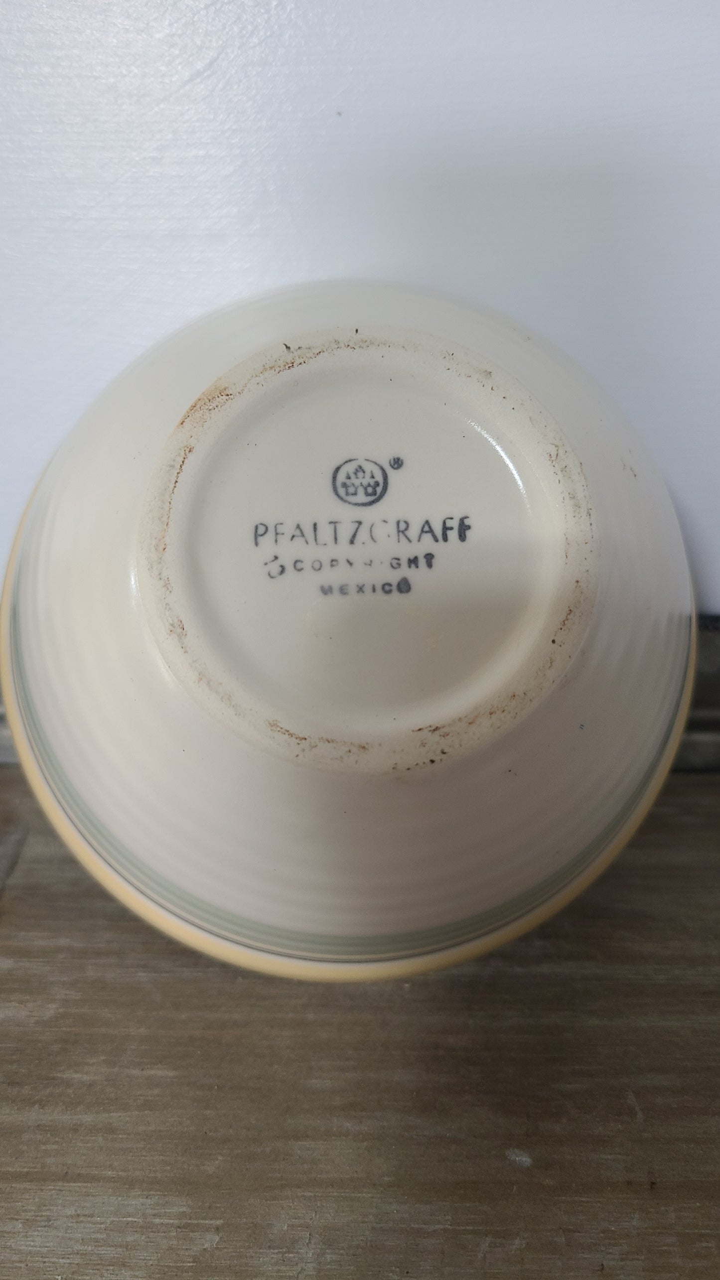 Pfaltzgraff Vintage Small Striped Farmhouse Bowl