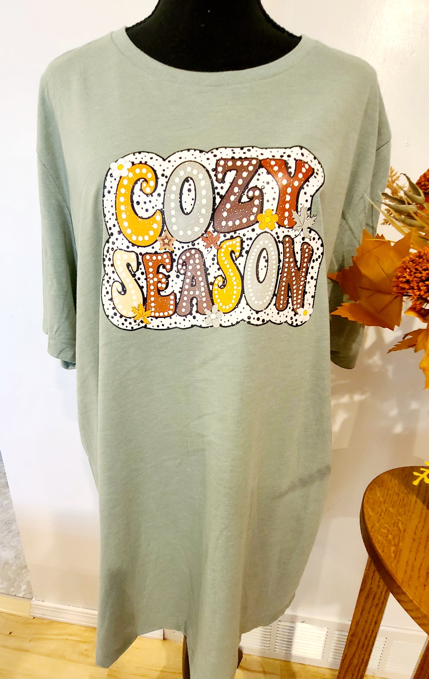 Colorful Cozy Season Graphic Tee