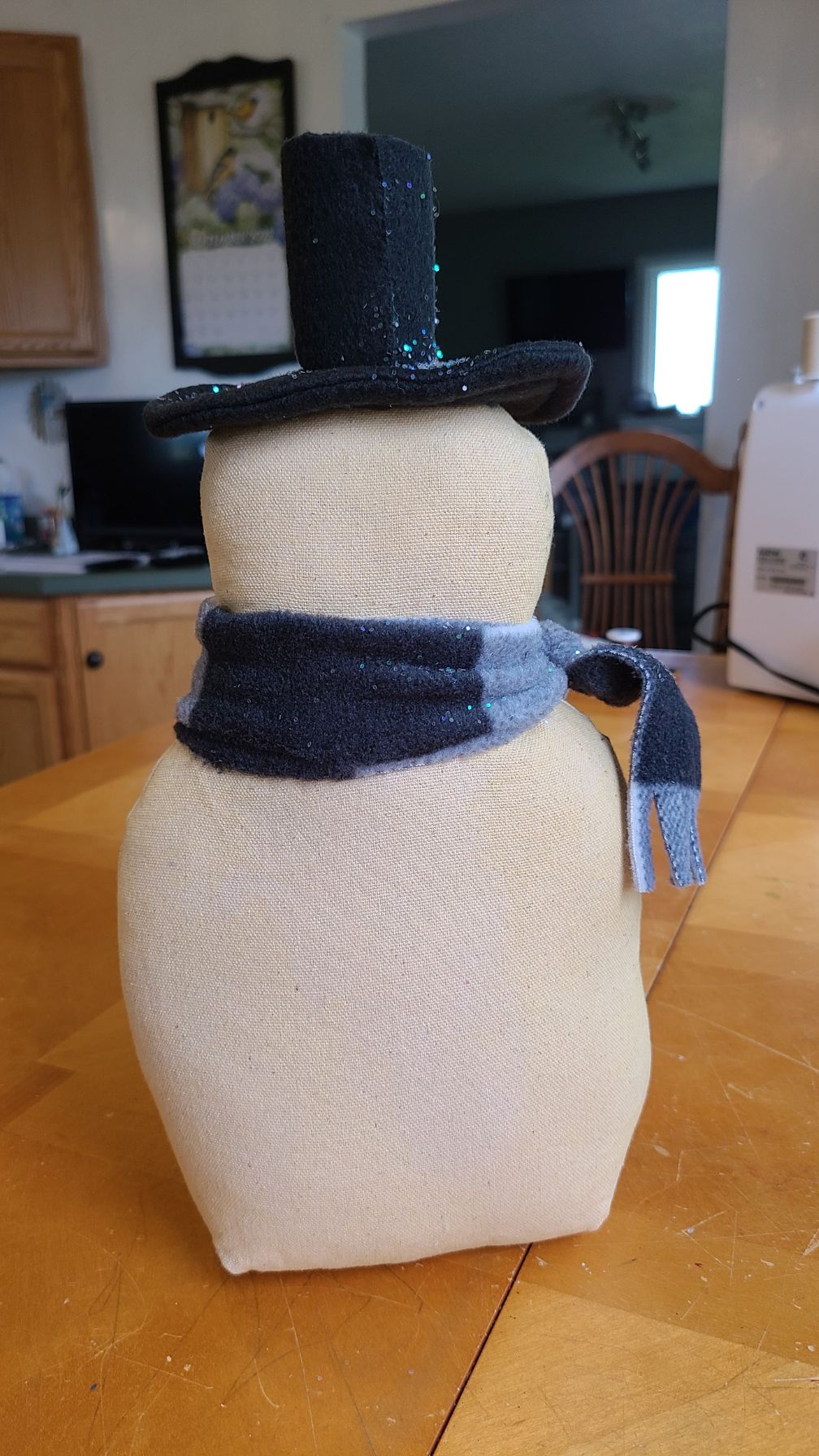 Jake Fabric Handmade Snowman