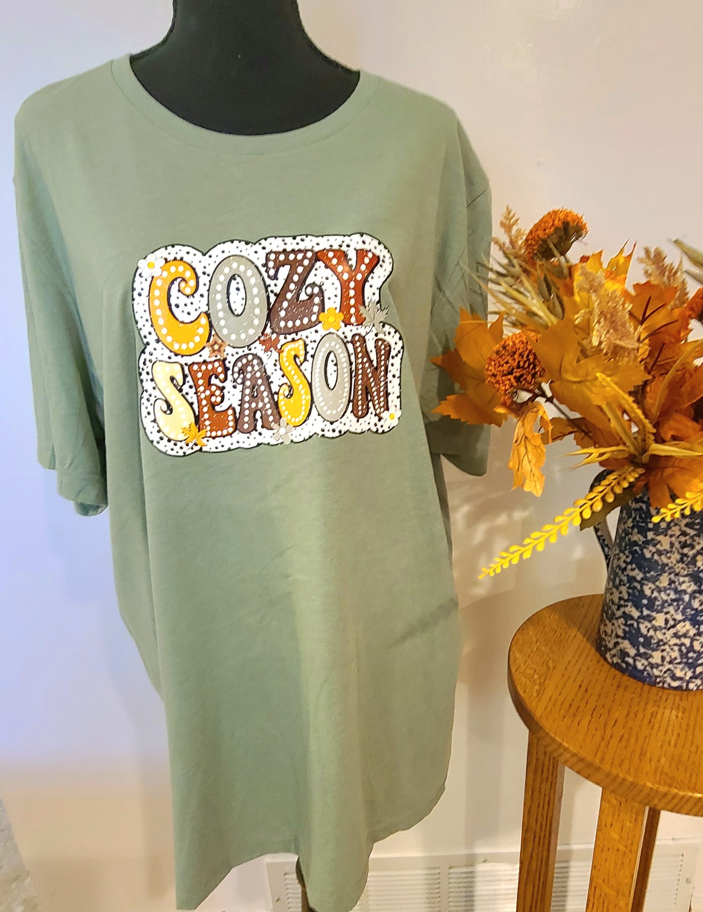 Colorful Cozy Season Graphic Tee