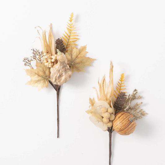Pumpkin Husk/Gourd Husk Pick Set of 2