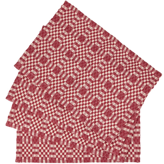 Red Check Placemat Set