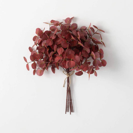 Red Eucalyptus Bundle Fall Burgundy Filler