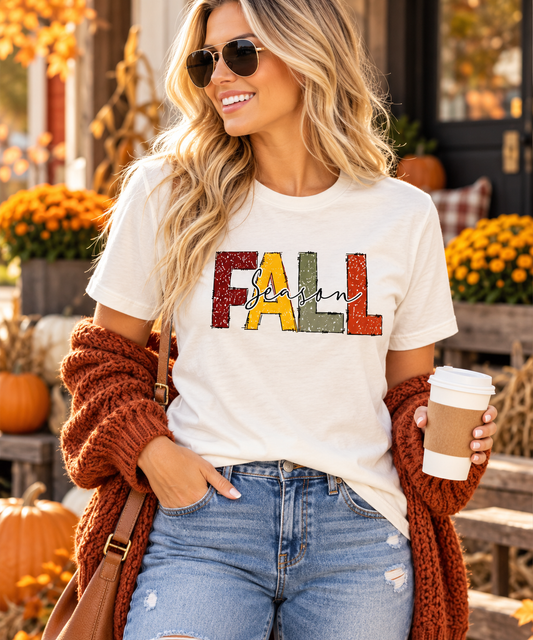 Fall Colorful Graphic T-shirt SALE