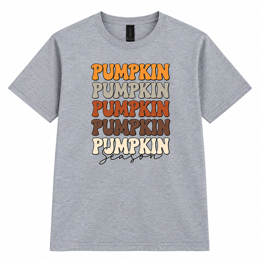 Pumpkins Colorful Graphic T-shirt SALE