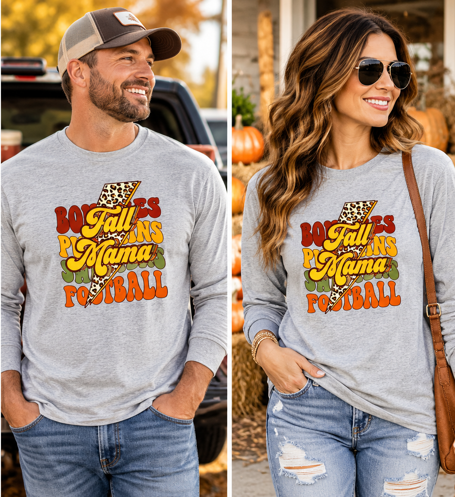 Retro Fall Momma Colorful Graphic T-shirt SALE