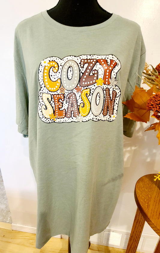 Colorful Cozy Season Graphic Tee