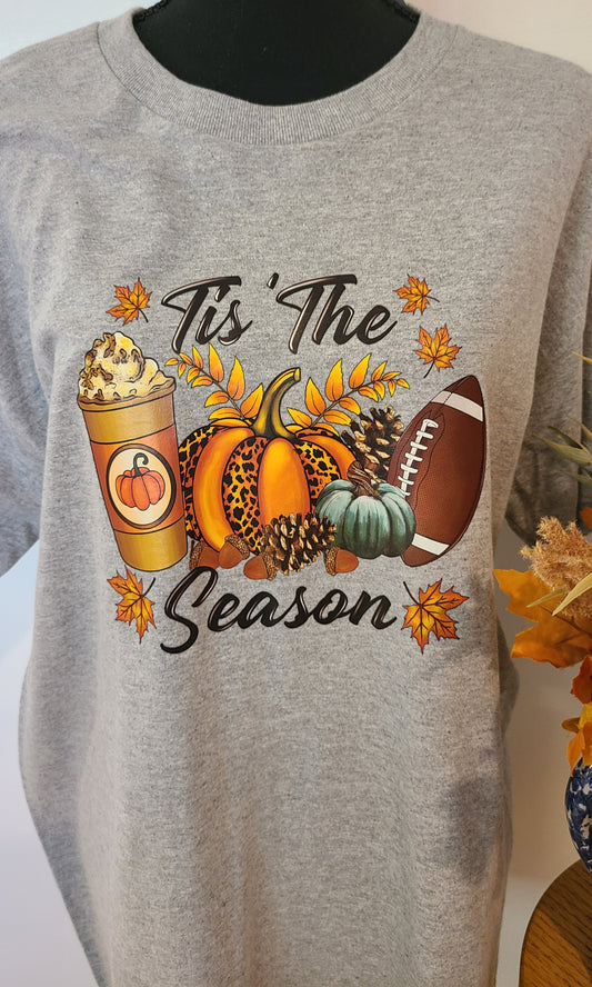 Tis The Season Football Short Sleeve Tee