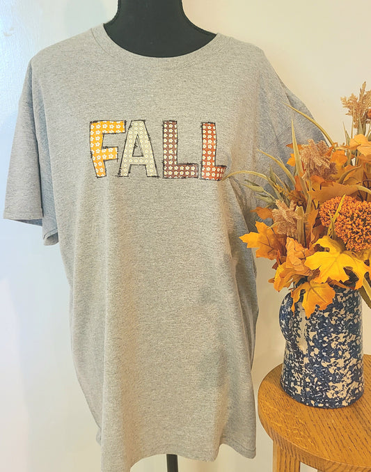 Fall Letters Graphic T-shirt